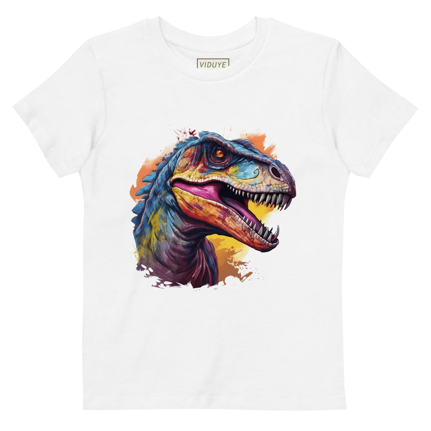 Kinder Dino T-Shirt - 100% Bio Baumwolle